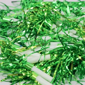 New Year Decorations Gold Silver Blowing Noisemaker Custom Printed Party Blow Air Horn