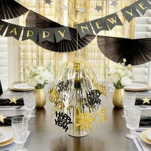New Year Desktop Decoration Creative Flower Bouquet Fireworks Shaped Decorative Item for Festive Atmosphere Props