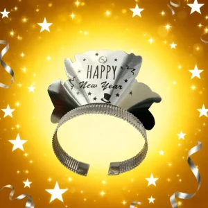 New Year Dress Up Prop Birthday Party Paper Hairband Photo Props for Party Atmosphere Decoration