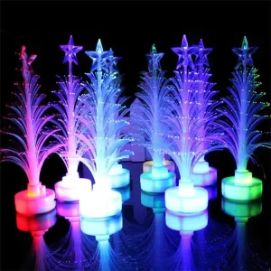 New Year Festival Atmosphere Lamp Colorful LED Optical Fiber Night Lantern Wedding Party Christmas Decoration for Room Garden