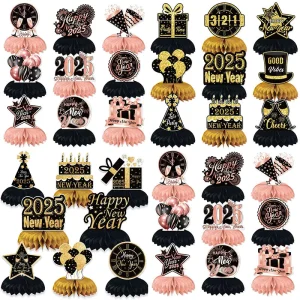 New Year Party Centerpieces Decorations 9pcs New Year Eva Theme Party Decorations Hello New Year Party Supplies