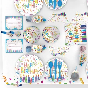 New Year Theme Eco-Friendly Customized Color Paper Table Decoration Set Party Supplies