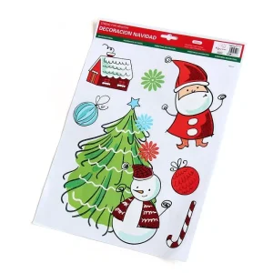 New Year Wallpaper Christmas Tree Decoration 3D Wall Sticker