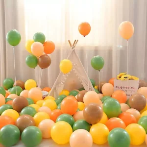 New Year’s Day Decoration Items for Weddings Children’s Birthday Parties Macaron Balloons Scene Setup explosion-proof