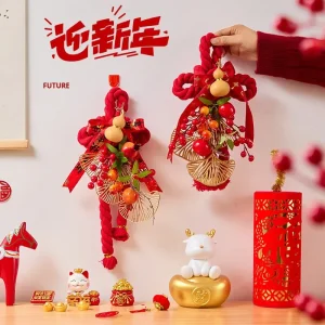 New-style New Year Hanging Ornament Flannel Handmade Creating a Living Room Atmosphere with Holiday Decorations