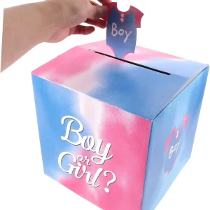 Newborn Baby Gender Reveals Party Supplies Boys Girls Latex Game Props for Guessing Male Female Packaged in Bag