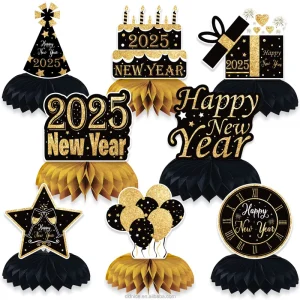 Nice New Year Halloween Easter Party Centerpieces 9Pcs Eva Theme Decorations Hello Party Supplies