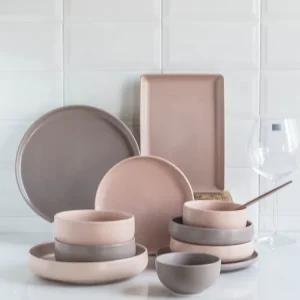 Nodic Style Party Festival Christmas Plates Porcelain Dinnerware Home Kitchen Use Durable Tableware Ceramic Dinner Plate