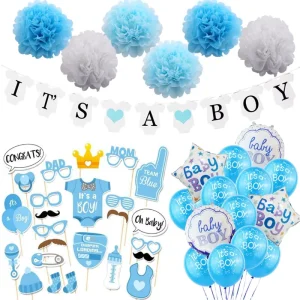 Non Toxic Reusable Baby Gender Reveal Party Event Decoration Baby Shower Birthday Party Balloon Supplies Sets Indoor