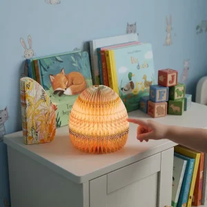 Novelty Business Creative Mini Easter Egg Paper Folding Lamp Rechargeable Bedroom Gadgets Wedding Gifts For Guests