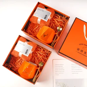 Novelty Customized Mug Towel Set Corporate Office Souvenir Business Promotion Gift Set