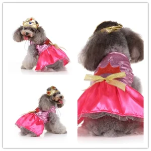 Novelty Dog Holiday Costumes Halloween Christmas Dress for Small Medium Dogs Pet Party Wear