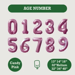 Number Age Foil Balloon Manufacturer Multiple Sizes Colors 16 32 40 Inch Birthday Party Custom OEM Mylar FAMA BSCI Sedex