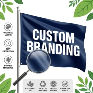 OEM ODM Manufacturer Premium Polyester Flag Banner 3×5 Advertise with Logo Free Sample Sale for Store Y