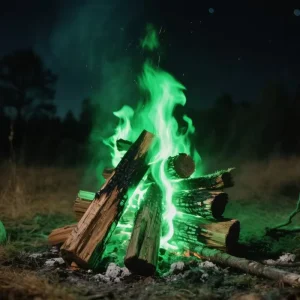 OEM and ODM Green Flame Color Changing Packets Factory Direct for Festival Campfire and Fireplace