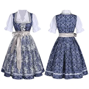 Oktoberfest Bavaria Beer Dirndl Dress for Women Traditional Bavarian Costume Party Dresses German Munich Beer Festival Outfits