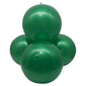 One-piece Green Christmas PVC Reusable Party Balloons 90*84cm Repeat Inflatable Balloon for Xmas Wedding Birthday Decoration
