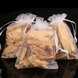 Organic Holy Wood Peru Palo Santo Smudging Incense Sticks Chips Bag for Purifying Cleansing Meditation
