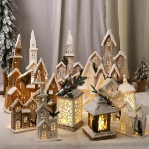 Other Christmas Decorations Decorations Christmas House Snow House Christmas Tree Castle Decoration