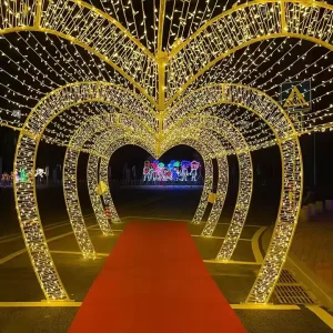 Outdoor 3D Arch Motif Decorative LED Lighting Festive Christmas and Ramadan Decor for Home Premium Outdoor Lighting