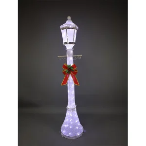Outdoor 72in 120L Lamp Post Motif Decor Outdoor Christmas Party Decoration Light