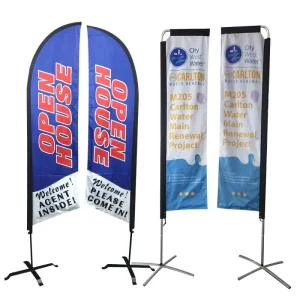 Outdoor Advertising And Events Beach Flag Advertising Custom Logo Blade Sail Sign And Banner Feather Beach Flag A