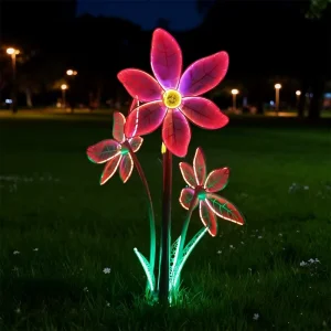 Outdoor Christmas Halloween Wedding Landscape Decoration Waterproof IP65 Customizable Colors LED 24V 350W2D Flower Light
