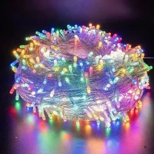 Outdoor Commercial Grade IP44 Warm White Christmas Lights Landscape Yard Patio Holiday Connectable LED String Lights