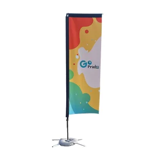 Outdoor Custom Digital Printed Holiday Flying Beach Banner Feather Flags Bow Banners Aluminium Flagpole Polyester Sports Flag