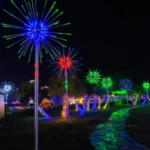 Outdoor Festival Lighting LED Firework Light Decoration for Wedding Holiday New Year Jubilant Atmosphere