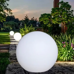 Outdoor Garden Christmas Solar Powered IP65 Rated LED Glowing Ball Lamp with Remote Control