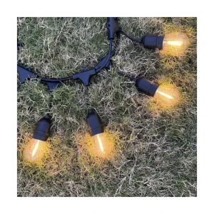 Outdoor Garden and Indoor S14 String Lights Plastic IP65 for Wedding and Christmas Decoration