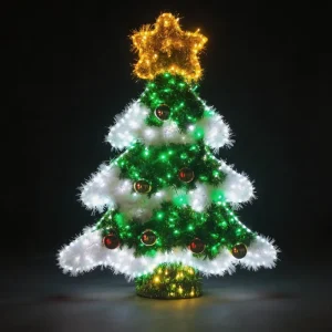 Outdoor IP65 Warm White LED Artificial Christmas Tree Wedding Ramadan New Year Decoration Lights