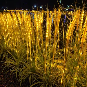Outdoor IP65 Waterproof Warm White Wheat Grass LED Light for Carnival Garden Landscape Lawn Decoration
