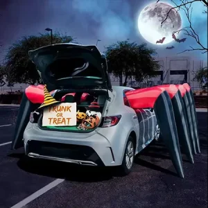 Outdoor New Style Decoration Blow Ups Halloween Inflatable Car Trunk Spider Legs Decoration with Led Light