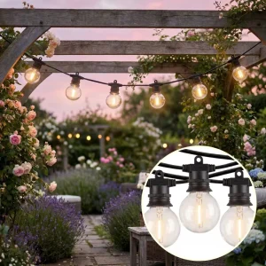 Outdoor Party G45 LED Globe String Lights 24V Low Voltage Warm White IP65 Waterproof Hanging Wedding Festival Decor