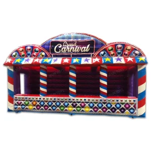 Outdoor Party Rental Colorful Carnival Booth Inflatable for Games Prizes and for Selling Tickets
