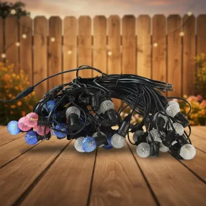 Outdoor Use Holiday Decoration Led E17 String Lights IP65 Lamp Socket Belt Light Waterproof PVC Lamp Holder