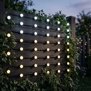 Outdoor Waterproof Festoon Decorative Lighting Flat E27 Sockets Flat Rubber PVC Cable Belt String Light for Holiday Lighting