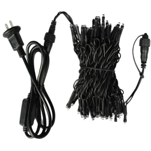 Outdoor Waterproof IP44 24V/220V Heart Shape Holiday String Lights Christmas Tree Decoration 10M Length Can Be Connected