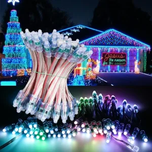 Outdoor Waterproof Point Light IP67 12V GS8208 RGB Pixel Lighting WS2811 Decorative Led Point Light Source