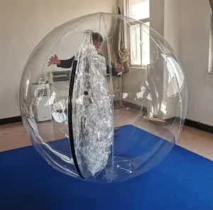 PVC Inflatable Transparent Blueberry Suit Inflatable Balloon Costume Clear Ball Suit