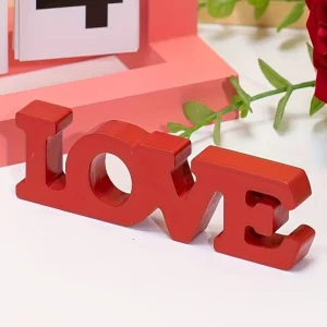 PVC LOVE Desktop Decoration for Valentine’s Day and Weddings