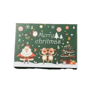 Paper Box for Candy Cookies and Holiday Treats Custom Christmas Gift Box Packaging