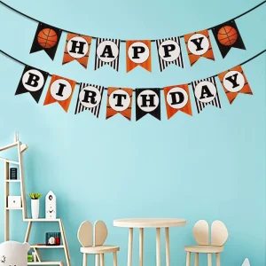 Paper Flag Banner Event Party Backdrop Decorations in Different Colors for Birthday Buntings & Toys