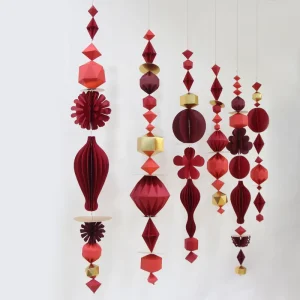 Paper Lanterns New Year’s Eve Origami Decorations Chinese New Year Items Decorative Items