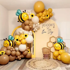 Party Air Bubble Event Birthday Party Decoration Wedding Standard Kids Black Gold Silver Balloon Arch Kit Sets