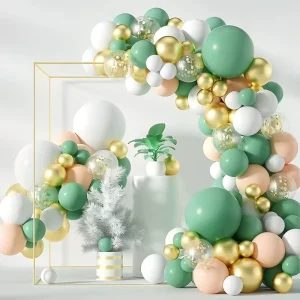 Party Balloon Set Kit with Balloon Strip Tape Glue Dot for Wedding Birthday Baby Shower Birthday Graduation Decor