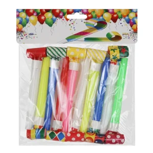 Party Blow Horn Plastic Noise Maker Party Horns Birthday Blowouts Horns Whistles Musical Paper Noisemakers for Party Decor