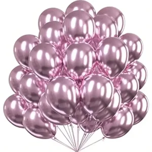 Party Decoration Balloons Metal Color Metallic Chrome Latex Wedding Birthday Christmas Easter Festive Party